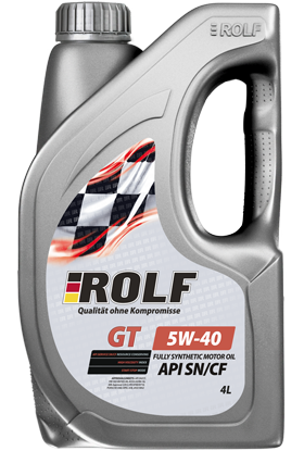 Моторное масло ROLF 5W-40 GT SN/CF, 4л