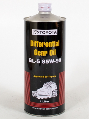 Трансмиссионное масло Toyota Differential Gear Oil 85W-90, 1л